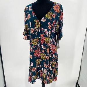 Lulu's Flowy Floral Boho Babydoll Dress
